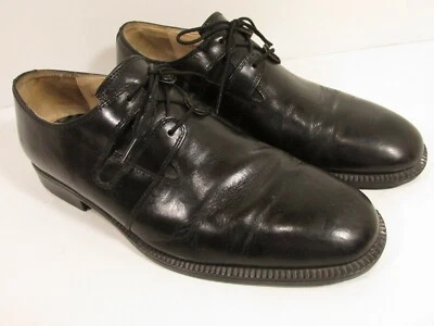 Oxford con cordones de cuero negro Stanley Blacker para hombre talla 10,5 M 4450193  Foto 1 de 4