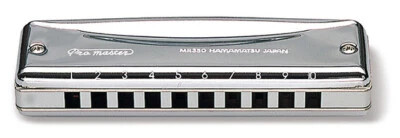 Diatonic Harmonica Suzuki Promaster MR-350 Nuevo Bajo F Foto 1 de 4
