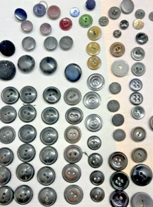 vintage Estate Lot 79 Antique 1900s Assorted Buttons of Various Styles/Colors A8 - Picture 1 of 7
