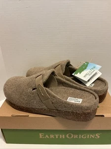 Earth Origins Women’s Slip On Oatmeal Slide Clog Size 9w NEW WITH TAGS - Picture 1 of 10