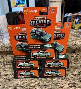 Five Matchbox Moving Parts NATIONAL PARKS Jeep Grand Cherokee SUV Lot NIB - Picture 1 of 4
