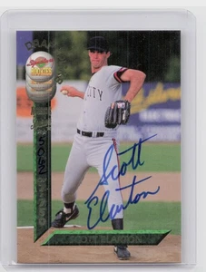 Selecciones del draft de los novatos de la firma 1994 Scott Elarton AU SN7750 #24 firmas de los Astros - Imagen 1 de 2
