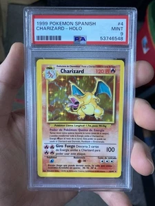 ~ESP~ SPANISH PSA 9 Charizard Base Set 4 Holo Pokemon Card - Picture 1 of 13