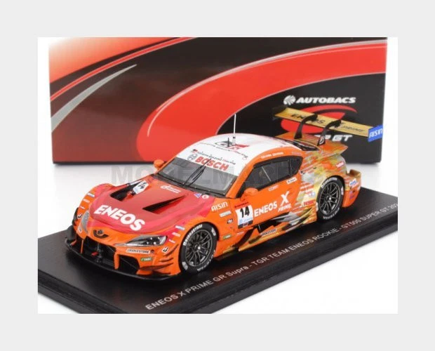 SPARK-MODEL SGT153 TOYOTA - SUPRA GR TEAM ENEOS ROOKIE N 14 GT500 CLASS SUPER GT - Immagine 1 di 2