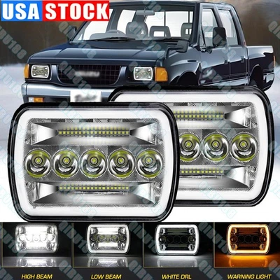 Faros LED DRL Hi/lo de 5x7"" 7x6" para camioneta Toyota 82-95 4Runner 84-91 Tacoma Foto 1 de 4