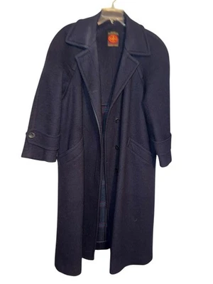 Salko Original Loden Tirol Women's Overcoat Made In Austria Navy - Image 1 of 4