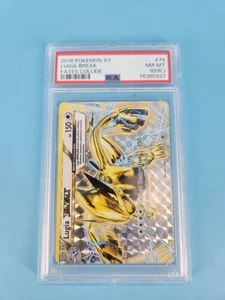 PSA 8 MC LUGIA BREAK 79 XY FATES COLLIDE MISCUT POKEMON - Picture 1 of 2