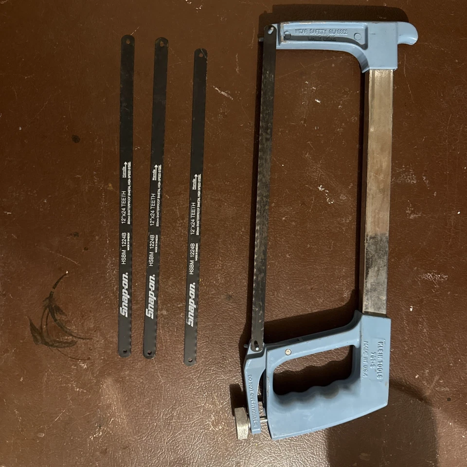 Klein Tools 701-8 Hacksaw & Snap-On HSBM 1224B (3) - Image 1 of 4
