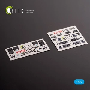 F-16I. Interior 3D Decals (for Hasegawa Aircraft model kit) 1:72 KeliK K72195 - Picture 1 of 14
