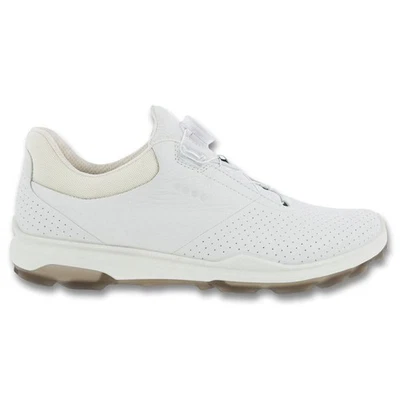 ECCO Men BIOM Hybrid 3 BOA Spikeless Golf Shoes White - FW23 NEW - Image 1 of 4