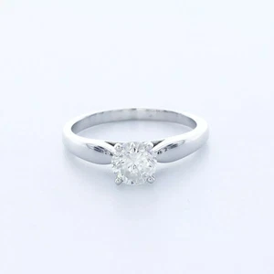 14K Gold Solitaire Engagement Ring Classic 1.43 CT Round Lab-Grown Diamond G SI1 - Picture 1 of 8