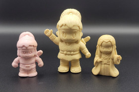 RARE Legend of Kage Keshi Rubber Figure Set Takahashi Famicom Japan