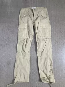 Automobili Lamborghini Men khaki Cargo Pants Size 30x35 all cotton made Tunisia - Picture 1 of 10