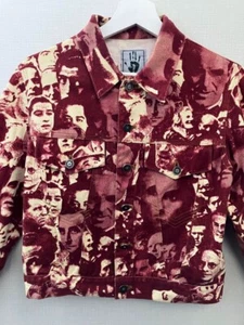 JEAN PAUL GAULTIER JEANS FACES JACKET 1992 AW Vintage Cotton archive Used - Picture 1 of 10
