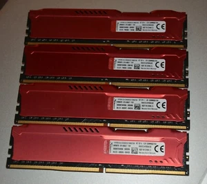 4x 8GB Kingston HyperX HX421C14FR2K4/32 Kit of 32gb - Picture 1 of 3