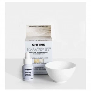 Shrine Drop It Toner Kit 10ml - Multi Use Non-Permanent Toner White Blonde