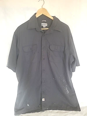 Carhartt Relaxed Fit Working Shirt Grey Size XL Read Condition - Image 1 of 4