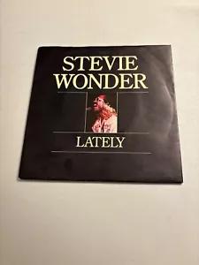 STEVIE WONDER LATELY / IF IT'S MAGIC 7" SINGLE UK 45 RECORD MOTOWN TMG 1226 VG+ - Picture 1 of 4
