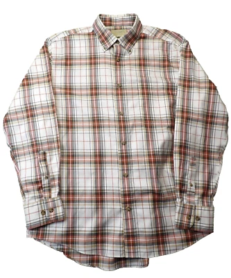 Cabelas Outfitters Series Men’s Shirt Large Red Plaid Long Sleeve Button Down - Image 1 of 4
