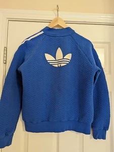 Adidas Superstar Jacket Blue for Kid Size 14 - Picture 1 of 4