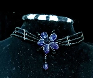 AMETHYST COLLIER VINTAGE 14 ZOLL - Bild 1 von 3