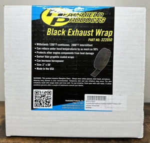 Heatshield Products Black Exhaust Wrap 322050 2” Wide X 50’ - Picture 1 of 2
