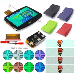 3.0 Inch V5 Laminated IPS LCD Kit+Pre-cut Shell With Rechargable Battery For GBA - Picture 1 of 62
