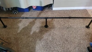 Clothes Rack, 72.5in Wall Mounted Industrial Pipe Clothing Rack, Space Saver ... - Picture 1 of 5