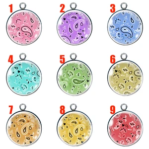 Dijes de vidrio de cachemira Spring Sass - Cabujones vibrantes de acero inoxidable que nunca se desvanecen - Imagen 1 de 31