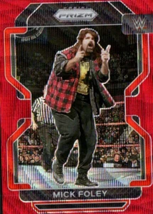 Panini Prizm WWE 2022 - Ruby Wave paralelo #190 Mick Foley - Imagen 1 de 2