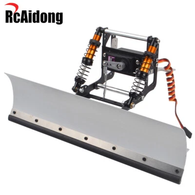 Alu Snow Plow for Tamiya CW01 LunchBox Unimog Midnight Pumpkin Blackfoot ORV Car - Image 1 of 4