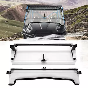 For Kawasaki Teryx 750 800 12-15 Front 2-in-1 Folding Windshield Windscreen - Picture 1 of 18