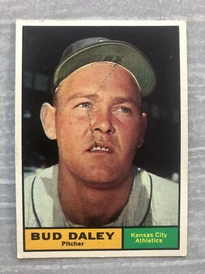 1961 Topps BUD DALEY Baseball's Funniest Chillest Smoke Weed Name Baseball Card - Image 1 of 2