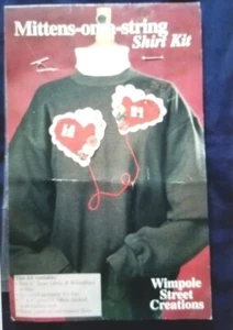 Wimpole Street Creations "Mittens on a String" Applique Kit - Picture 1 of 2