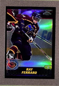 2001-02 TOPPS CHROME RAY FERRARO BLACK REFRACTOR /50 - Imagen 1 de 3