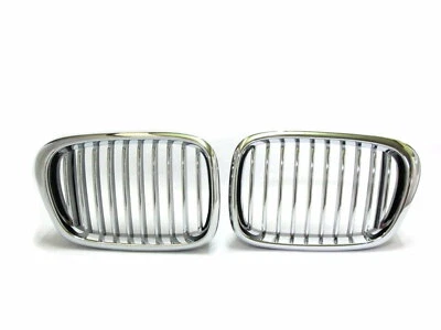 5-Series E39 1995-2003 Sedan/Wagon M5Look GRILLE/GRILL Chrome/Black for BMW - image 1 of 3