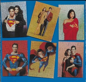 1995 SkyBox .. Lois & Clark Adventures of Superman .. Holochip insert set - Picture 1 of 2