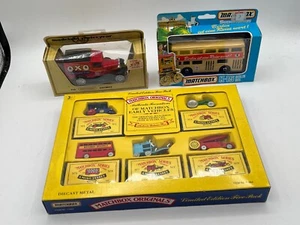 Lot Of 3 Vintage Matchbox Diecast - Originals 5 Pack K-15 Berlin Bus 1930 Ford A - Picture 1 of 7