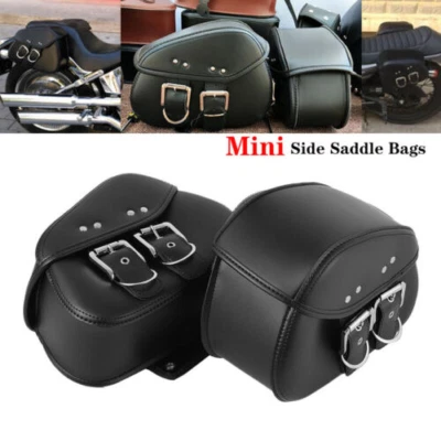 Motorcycle Mini Side Saddle Bags for Honda VTX 1800 1300 TYPE C R S N F T RETRO - Image 1 of 4