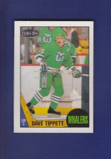 Dave Tippett 1987-88 O-PEE-CHEE OPC Hockey #86 (NM) Hartford Whalers