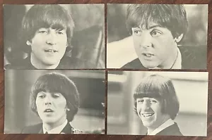 FAB MEMORABILIA FOUR FROPAX ESKIMO FOODS LTD POSTCARDS THE BEATLES ORIGINAL 1965 - Picture 1 of 2