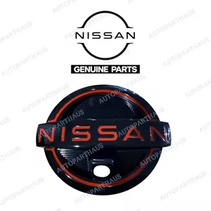 FITS: 22 - 25 NISSAN FRONTIER FRONT GRILLE GRILL EMBLEM LOGO W/ CAM HOLE OEM NEW - Bild 1 von 5