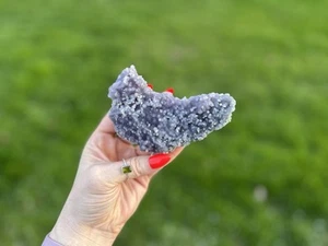 Purple Grape Agate Mineral Specimen - Imagen 1 de 7