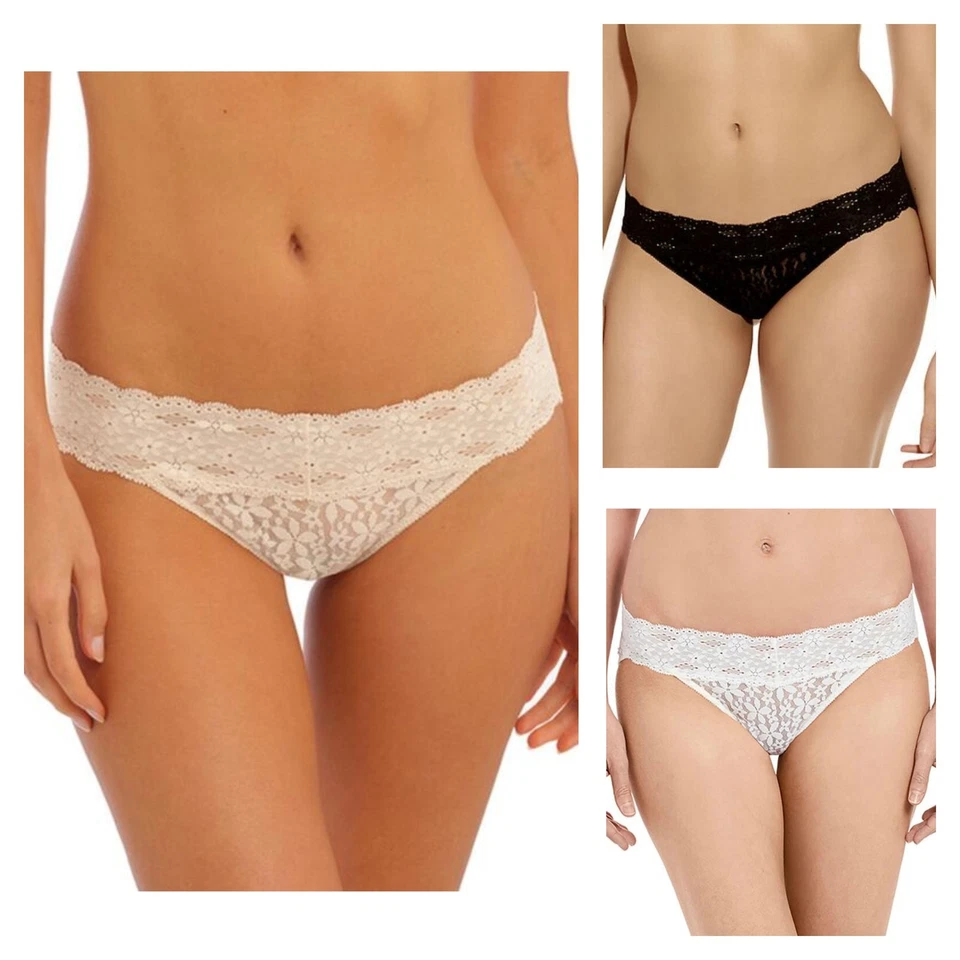 Wacoal Halo Lace Brief Elegant Low Rise Stretch Lace Womens Knickers 878205 - Image 1 of 1