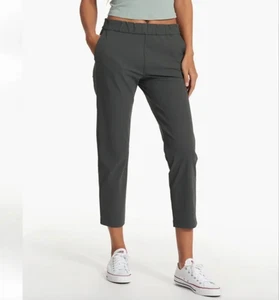 Pantalones al tobillo Vuori Miles gris ceniza para mujer talla XL nuevos con etiquetas - Imagen 1 de 11