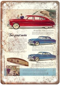 1948 Hudson Vintage Auto Ad Retro Look Metal Sign AN3323 - Picture 1 of 2