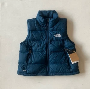 The North Face Hydrenalite Down Vest Womens Medium Midnight Petrol Blue 600 Fill - Picture 1 of 4