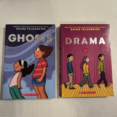 Ghosts And Drama Paperbacks By Diana Telgemeier - Bundle Deal! - Image 1 of 4