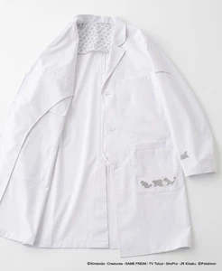 Pokemon Lab Coat Unisex White Medical Doctor Jacket 2 Pockets Healthcare XL size - Picture 1 of 12