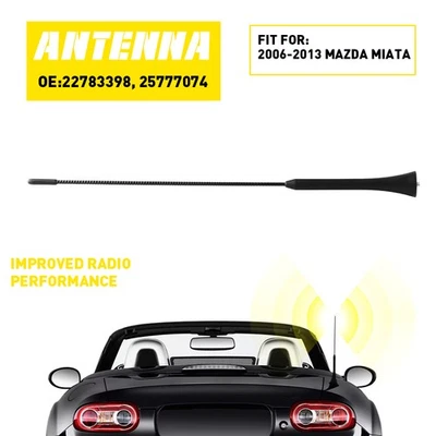 Antena de mástil de radio estéreo varilla aérea compatible con AM/FM 2006-2013 Mazda Miata NF4766A30A Foto 1 de 4